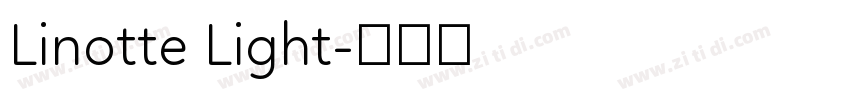 Linotte Light字体转换